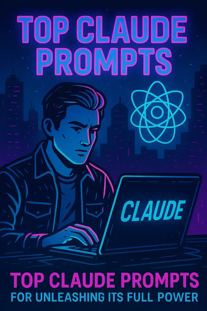 a person learning and using a computer with AI Claude
